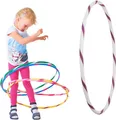 Produktbild: Bunter Kinder Hula Hoop für kleine Profis, Ø80cm, Weiss-Lila
