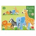 Produktbild: Jumbo Spiele Puzzle - XXL-Puzzle Dschungel, von klein bis groß (16 Teile) - deutsch 302378