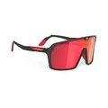 Produktbild: Rudy Project SPINSHIELD Black Matte Multilaser Red Brillen, Einheitsgröße Unisex Erwachsene, schwarz, One size