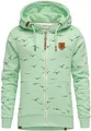 Produktbild: REPUBLIX Damen Sweatjacke Hoodie Sweatshirt Pullover Zipper Jacke RD-024 Mint XS