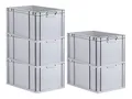 Produktbild: PROREGAL SuperSparSet 5x Eurobox NextGen Economy | Griffe geschlossen |HxBxT 32x40x60cm | 65 Liter | Eurobehälter, Transportbox, Transportbehälter, Stapelbehälter