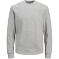 Produktbild: Jack & Jones Herren Sweatshirt JJEBASIC SWEAT CREW NECK Grau M
