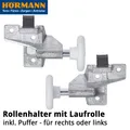 Produktbild: 💚💚💚 Hörmann Laufrolle mit Puffer Rollenhalter Schwingtor N80 links rechts