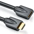 Produktbild: 2m HDMI Verlängerung Verlängerungskabel 1080p/2160p/4K/UHD/3D/HDR deleyCON
