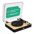 Produktbild: House of Marley Revolution Plattenspieler Bluetooth - Nachhaltig gefertigter Schallplattenspieler, 33/45/78 U/min Vinyl Player mit Dust Cover, einfache Einrichtung