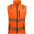 Produktbild: ASATEX Warnweste Prevent Softshell, signalorange-schwarz, Erwachsenenweste, DIN EN 20471, Größe S