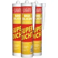 Produktbild: Lugato Bau-Silicon Super Dicht – 300ml - Edelweiss 1842