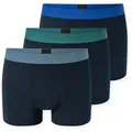 Produktbild: Schiesser Boxershorts 95/5 Multipacks (3er Pack) mit farblich abgesetztem, sportlichem Logo-Webgummibund bunt 7