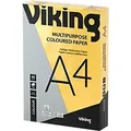 Produktbild: Viking DIN A4 Farbiges Papier Gelb 80 g/m2 Glatt 500 Blatt