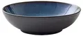 Produktbild: BITZ Salatschüssel, Schüssel/Schale aus Steinzeug, Spülmaschinenfest, Durchm. 24 cm, Schwarz/Blau