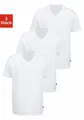 Produktbild: Bruno Banani T-Shirt (3-tlg., 3er-Pack) mit V-Ausschnitt, perfekte Passform, aus elastischer Baumwolle