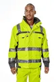 Produktbild: pka Allround Warnschutzparka 3in1 - herausnehmbare Innenjacke in Gelb/Grau Größe XL