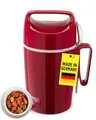 Produktbild: ROTPUNKT Thermobehälter für Essen 0,85L inkl. Löffel – Thermo Lunchbox Heiß & Kalt I Made in Germany I Hochwertiger Thermo Essensbehälter (Dirk 850, Plum)