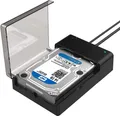 Produktbild: Festplatten Dockingstation Fur 2,5 3,5 Zoll SATA HDD & SSD USB a 5Gbps (EC-DFLT)