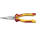 Produktbild: Wiha Flachrundzange Professional electric mit Schneide gerade Form 160 mm Zange für Elektriker, VDE geprüft, stückgeprüft, stabil und robust (26720)