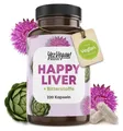 Produktbild: Leber Komplex hochdosiert (220 Kapseln = 4 Monate) Mariendistel Artischock Cholin Löwenzahn Leberkur