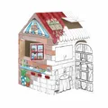 Produktbild: BANKERS BOX AtPlay -Treats & Eats Pappspielhaus für Kinder - Colour-In Craft Cafe Design - FSC-Zertifiziert & 100% recycelbar - Kreative Indoor-Spielhaus Spielzeug XXL (81.3x96.5x121.3cm) - Alter 3+