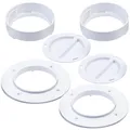 Produktbild: Sichler 2er-Set Universal Abluft-Wandanschlüsse für Klimaanlagen, Ø 15 cm