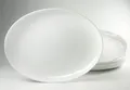 Produktbild: Luminarc Barbecueteller Essteller, (6 St), Teller Set für 6 Personen, weiß, Glas, ovale Form