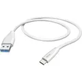 Produktbild: Hama Usb-ladekabel  Usb 2.0 Usb-a Stecker, Usb-c® Stecker 1.50 M Weiß  00201596