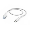 Produktbild: Hama 00201596 USB Kabel 1,5 m USB 2.0 USB A USB C Weiß (00201596)