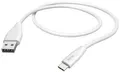 Produktbild: Hama USB-Ladekabel USB 2.0 USB-A Stecker, USB-C Stecker 1.50m Weiß 00201596