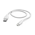 Produktbild: USB-C Ladekabel 1,5 m Hama, USB-A auf USB-C, Weiß, Datenkabel