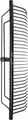 Produktbild: TrendLine Rasenrechen 60 cm, schwarz, pulverbeschichtet Laubrechen Heurechen