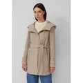 Produktbild: s.Oliver Funktionsmantel Outdoor-Mantel Wollmix-Mantel im Slim Fit mit Gürtel beige L (40)