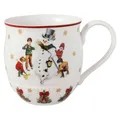 Produktbild: Villeroy Boch TOYS FANTASY Kaffeetasse Kaffeebecher Weiß Rot Porzellan 390 ml