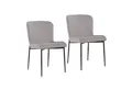 Produktbild: SVITA Esszimmerstuhl FREDDIE (2er-Set), 2er-Set, Cordbezug, Essstuhl, Stahlbeine, Modern, Hellgrau