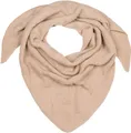 Produktbild: styleBREAKER Damen XXL Strick Dreieck Schal Einfarbig mit Schachbrett Strickmuster, Maxi Schal, Dreieckstuch, Warmes Winter Tuch 01020047, Farbe:Taupe