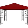 Produktbild: vidaXL Pavillon 3x3 m Weißrot