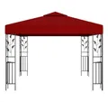 Produktbild: vidaXL Pavillon, Partyzelt 3x3 m Weinrot