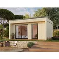 Produktbild: Palmako Holz-Gartenhaus Johanna Flachdach Unbehandelt 562 cm x 339 cm 16,6 m²