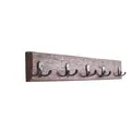 Produktbild: DESIGN DELIGHTS Vintage WANDGARDEROBE CASA | 60x8x5 cm (BxHxT), Recyclingholz, lackiert | Hakenleiste