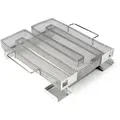 Produktbild: Wiltec - Bbq Sparbrand 22,5x22,5x5,5cm Kaltrauchgenerator Aus Edelstahl Brennzeit Bis Zu 8 H, Kaltraucherzeuger Zum Kalträuchern Smoker