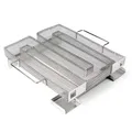 Produktbild: BBQ Kaltraucherzeuger 22,5x22,5x5,5cm Edelstahl Kaltrauchgenerator Sparbrand