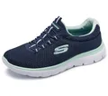 Produktbild: Skechers Damen Summits 12980 Trainers, Navy Mesh/ Aqua Trim, 40 EU