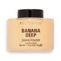 Produktbild: Makeup Revolution, Loose Baking Powder, Verlängert die Haltbarkeit des Makeups, Makeup Setting Powder, Banana Deep, Für mittlere bis dunkle Hauttöne, 32g