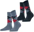 Produktbild: Burlington Damen Everyday Argyle Baumwolle Socken - Blau