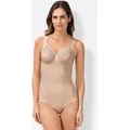 Produktbild: Body MMTC, Damen, Gr. 80, Cup B, beige (elfenbein), 75% Polyamid, 25% Elasthan, unifarben, Bodys Body