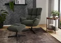 Produktbild: Jockenhöfer Gruppe Relaxsessel Melania, B: 73 cm, Sitzhöhe: 45 cm, Set: mit Hocker, 360° Drehfunktion, kuscheliger Webstoff