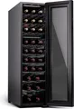 Produktbild: Klarstein Freistehender Weinkühlschrank 2 Zonen, Getränkekühlschrank Klein, Kleiner Weinschrank, Wein-Kühlschrank Klein mit Glastür, Indoor/Outdoor Flaschenkühlschrank, Wine Fridge, 27 Flaschen