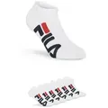 Produktbild: Fila Socken UNISEX INVISIBLE SOCKS (6-Paar) großer Markenschriftzug seitlich weiß 43-46