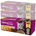 Produktbild: Whiskas Adult 120x85g Geflügel Leckerlis Feuchtfutter für Katzen in Gelee