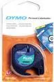 Produktbild: DYMO LetraTAG - Kunststoff - Schwarz auf Grün - Rolle (1,2 cm x 4 m) 1 Rolle(n) Band - für LetraTag LT-100H, LT-100T