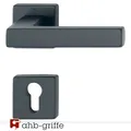 Produktbild: Hoppe Drückergarnitur Austin Rosette schwarz matt F9714M Türgriff BB PZ WC