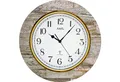 Produktbild: AMS Funkwanduhr F5569 (Made in Germany,Quarz,Holz,Wohnzimmer,Küche,Arbeitszimmer, Flur)