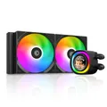 Produktbild: ID-COOLING FX240 LCD CPU Flüssigkeitskühler AIO Kühler für Intel und AMD
